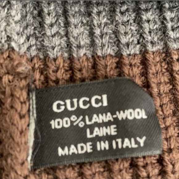 Authentic Gucci Wool Knit Beanie Hat - Picture 3 of 7